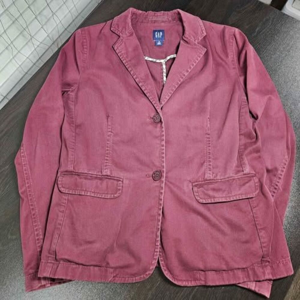 Vintage GAP Burgundy Blazer Size 12